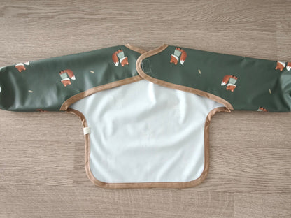 Bavaglino cerato con maniche - volpine