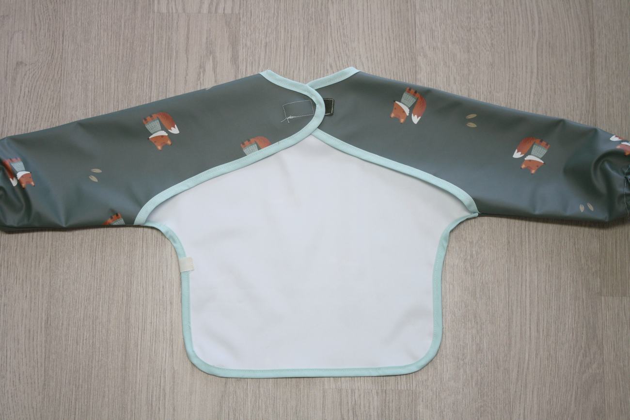 Bavaglino cerato con maniche - volpine