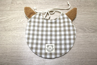 Bavaglino neonato Musetto - cerbiatto