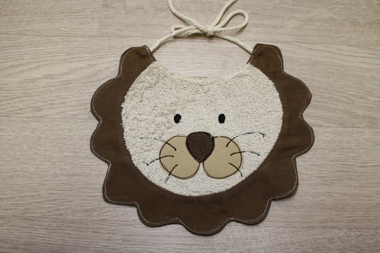 Bavaglino neonato Musetto - leoncino