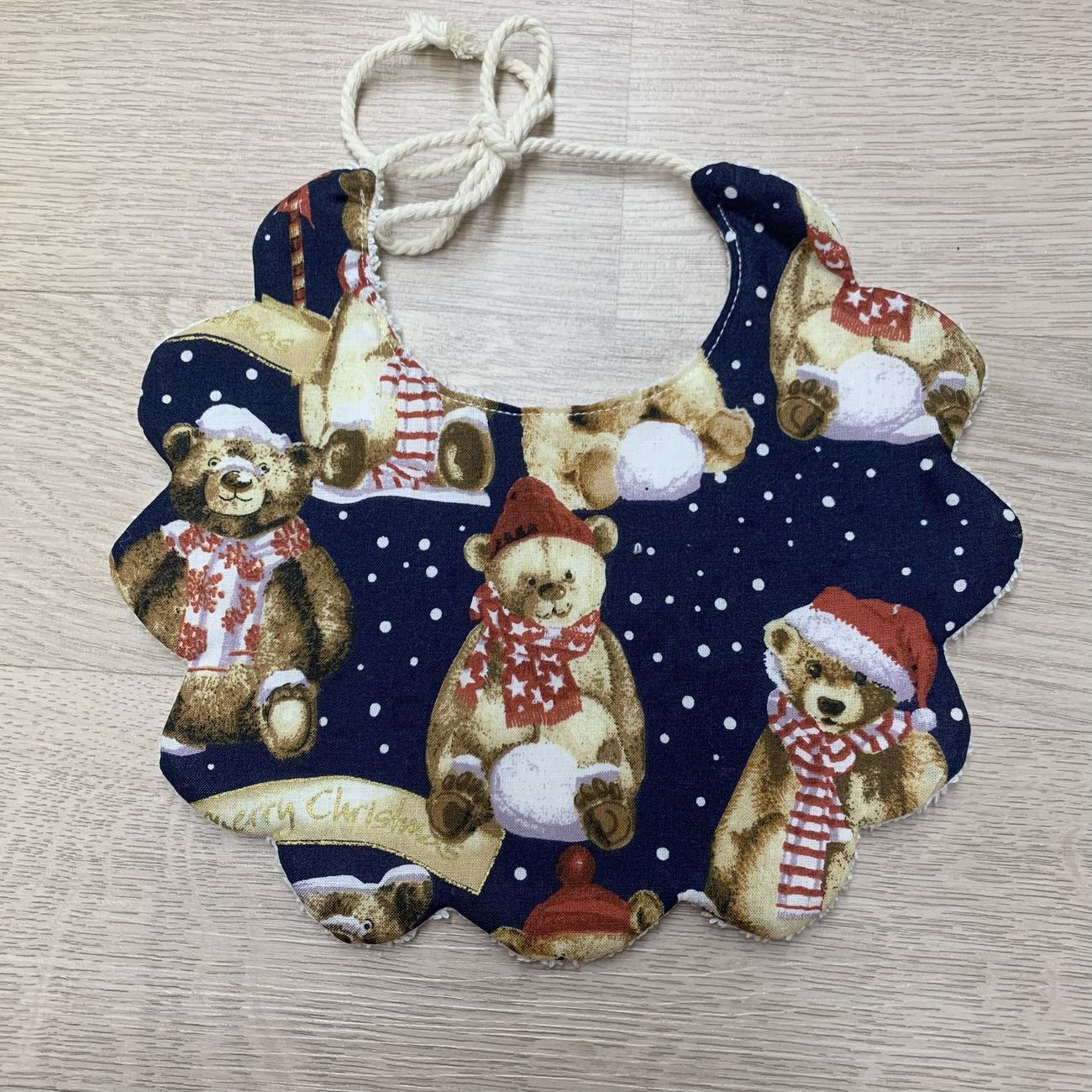 Bavaglino per neonati 🎄– Idea regalo per nuova nascita 🎁- versione natalizia
