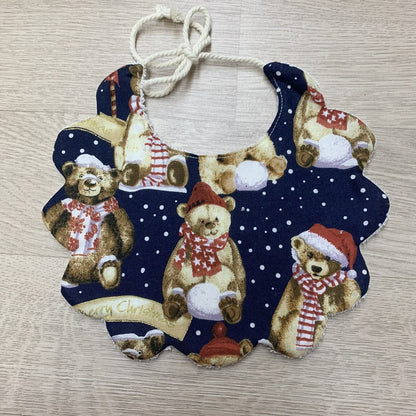 Bavaglino per neonati 🎄– Idea regalo per nuova nascita 🎁- versione natalizia