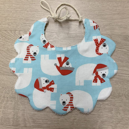 Bavaglino per neonati 🎄– Idea regalo per nuova nascita 🎁- versione natalizia
