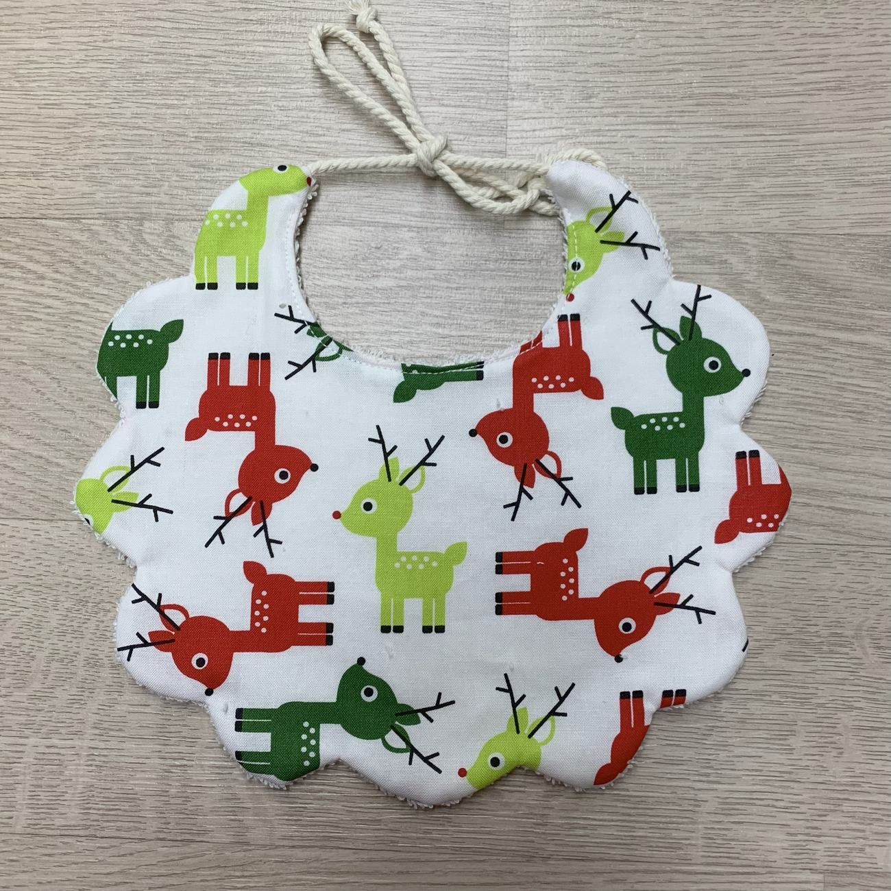 Bavaglino per neonati 🎄– Idea regalo per nuova nascita 🎁- versione natalizia