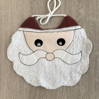 Bavaglino neonato Babbo Natale