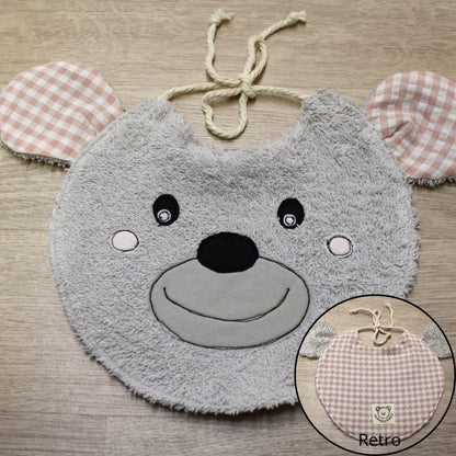 Bavaglino neonato Musetto - Topolino 🐭🪤