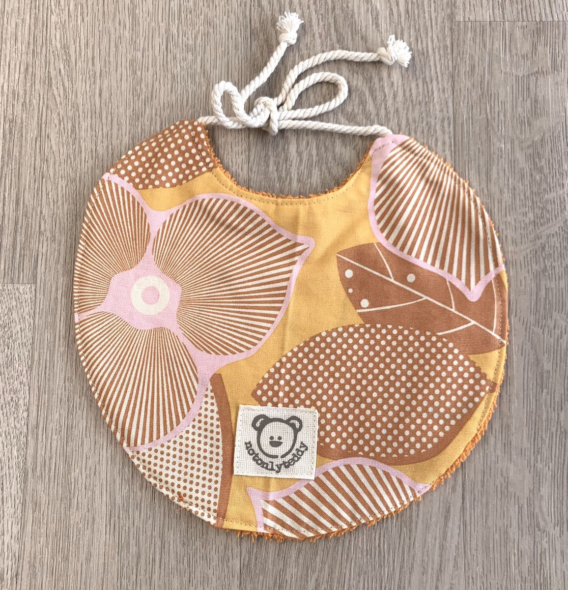 Bavaglino neonato zucchetta Halloween