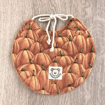 Bavaglino neonato zucchetta Halloween