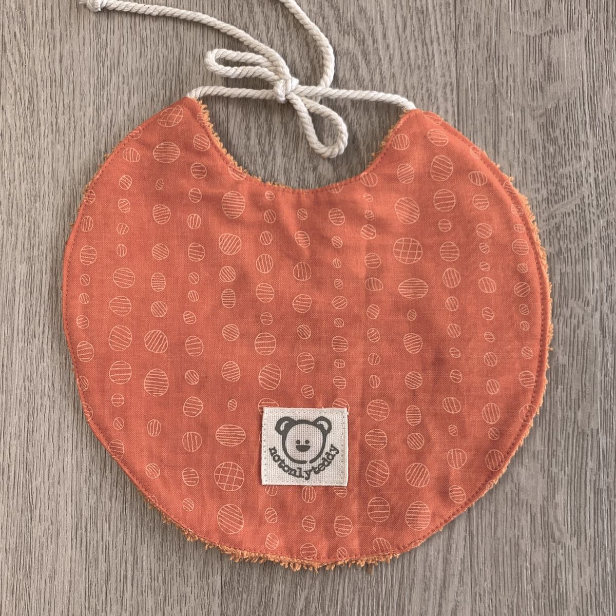 Bavaglino neonato zucchetta Halloween