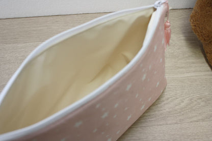 Beauty case portatutto – personalizzabile – coordinabile con fasciatoio - Bacchette magiche - rosa