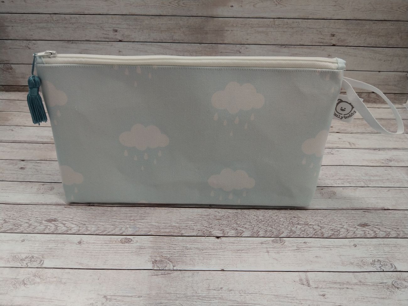 Beauty case portatutto – personalizzabile – coordinabile con fasciatoio - Nuvolette