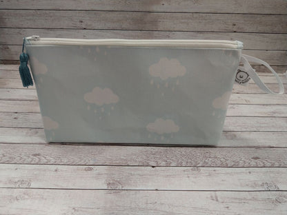 Beauty case portatutto – personalizzabile – coordinabile con fasciatoio - Nuvolette