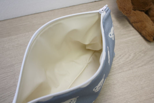 Beauty case portatutto – personalizzabile – coordinabile con fasciatoio - Gattini - azzurro