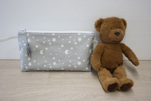 Beauty case portatutto – personalizzabile – coordinabile con fasciatoio - Stelline e Lune