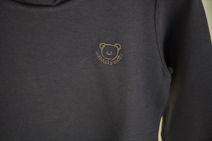 Felpa blu con toppe pelose - taglia 2-3 anni