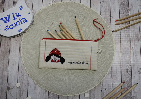 Astuccio portapenne Cappuccetto Rosso