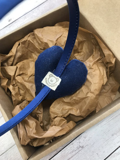 Cerchiello per bambina con Cuore di Velluto (vari colori)