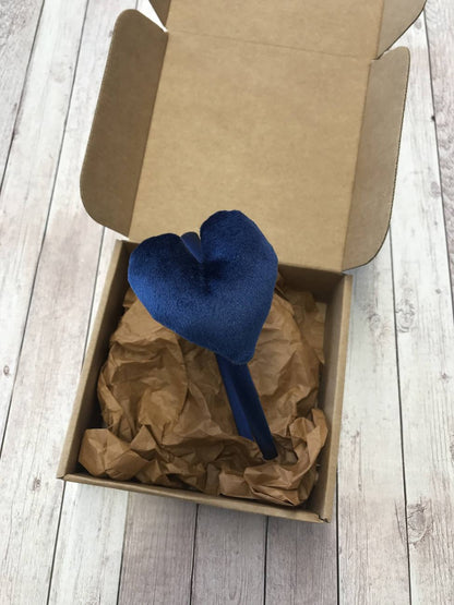 Cerchiello per bambina con Cuore di Velluto (vari colori)