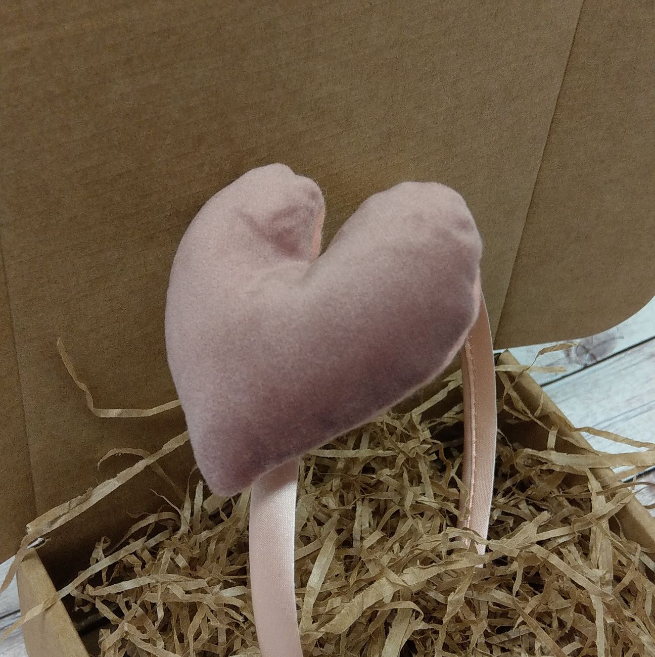 Cerchiello per bambina con Cuore di Velluto (vari colori)