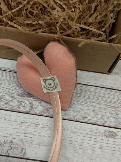 Cerchiello per bambina con Cuore di Velluto (vari colori)