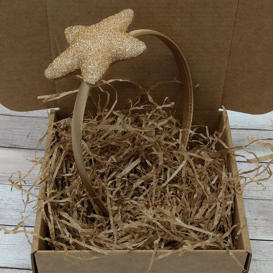 Cerchiello con Stella Glitter Oro