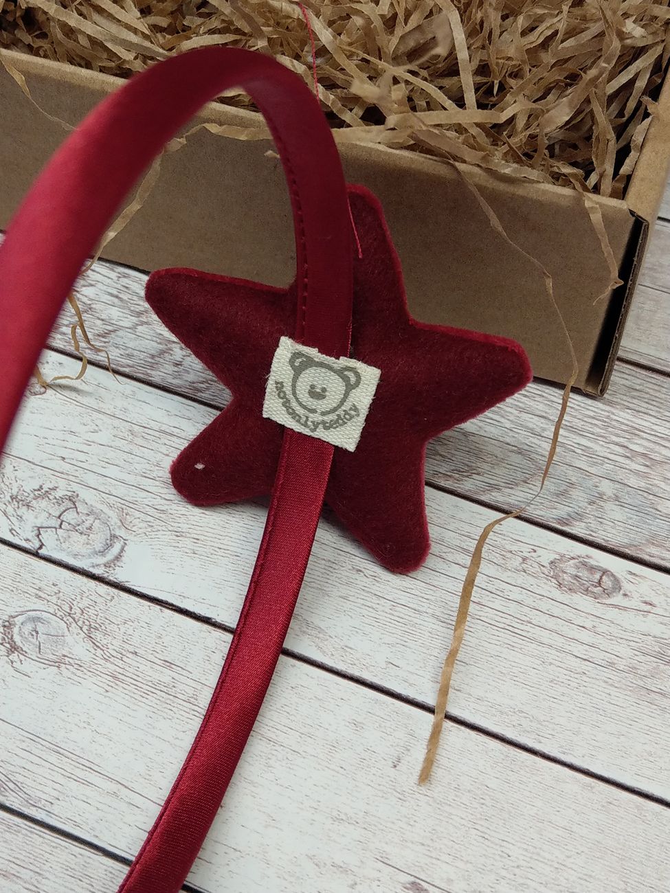 Cerchiello per bambina con Stella di Velluto (vari colori)