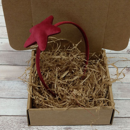 Cerchiello per bambina con Stella di Velluto (vari colori)