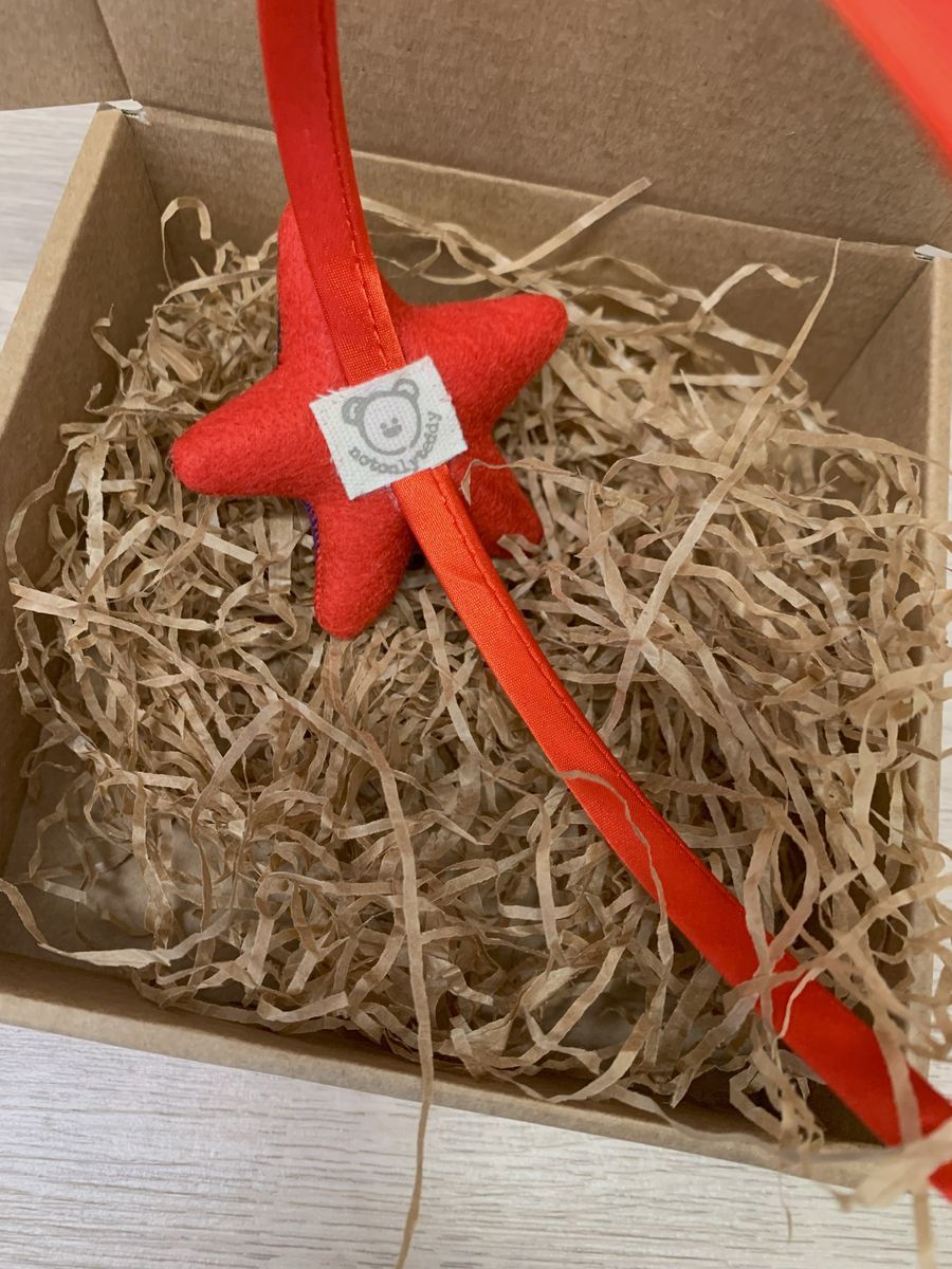 Cerchiello bambina Natale con Stella rossa tartan