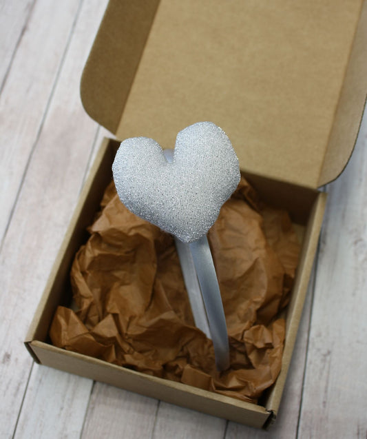 Cerchiello con Cuore Glitter oro