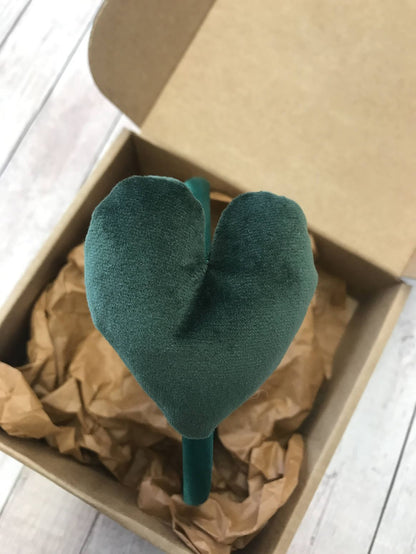 Cerchiello per bambina con Cuore di Velluto (vari colori)