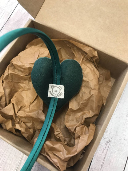 Cerchiello per bambina con Cuore di Velluto (vari colori)