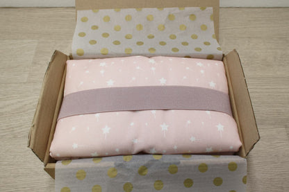 Fasciatoio da viaggio pieghevole portapannolini – Rosa bacchette magiche e fiori – personalizzabile