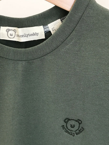 Felpa verde militare con toppe con stampa Robin Hood - taglia 5-6 anni