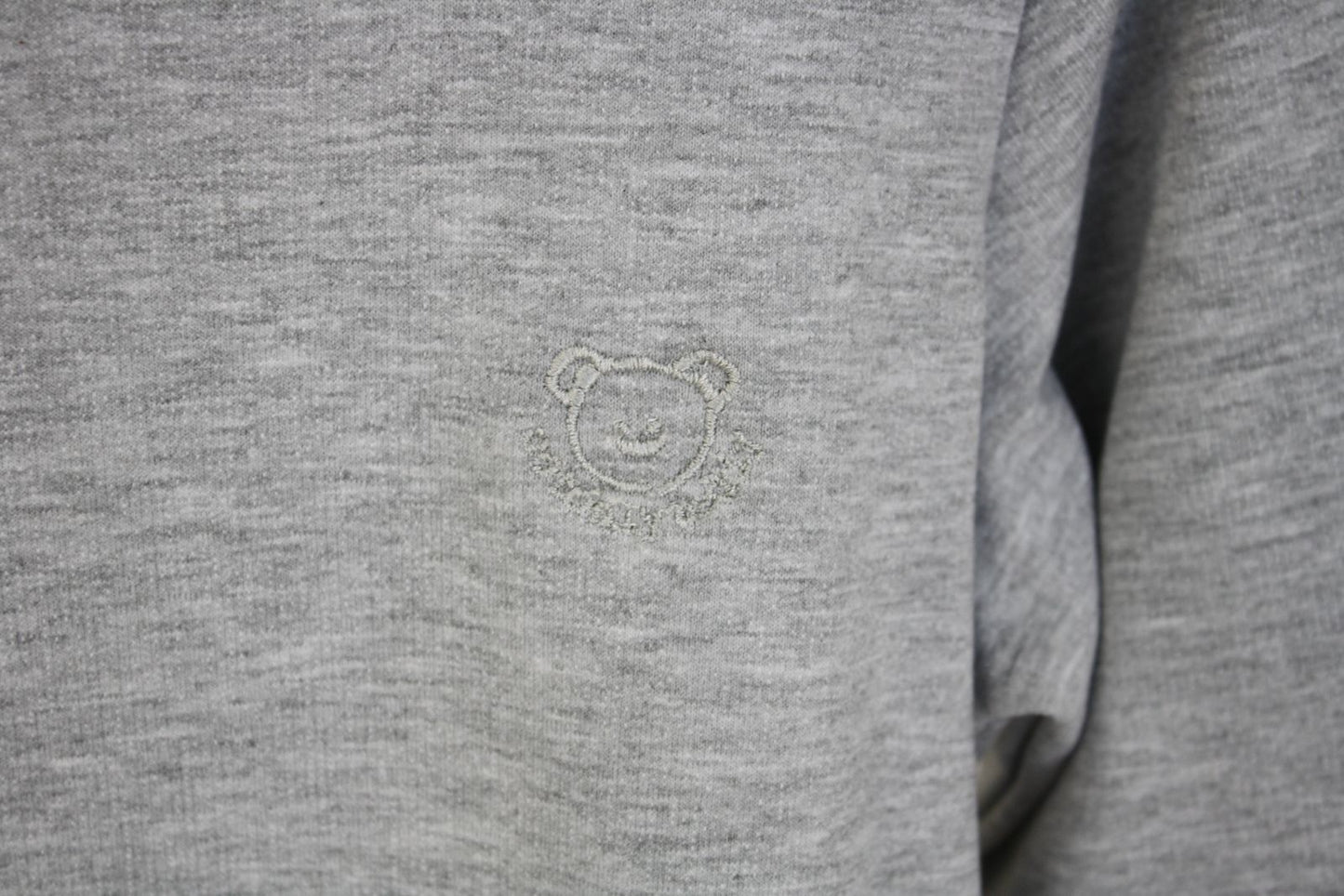 Felpa grigia con toppe scozzesi - taglia 4-5 anni