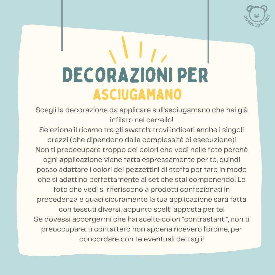 Decorazione asciugamano
