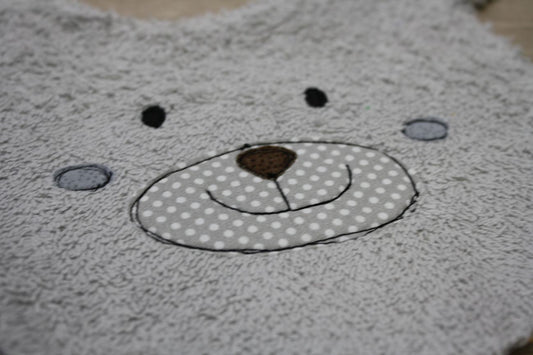 Bavaglino neonato Musetto - orsetto