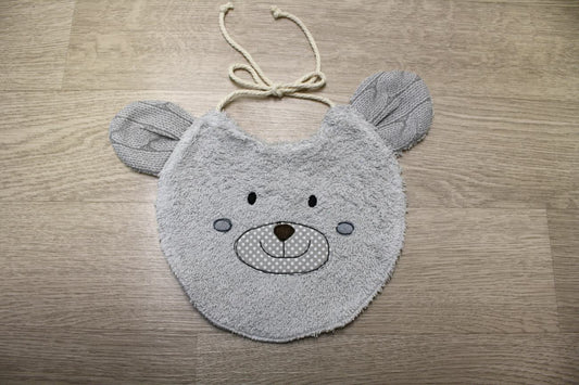 Bavaglino neonato Musetto - orsetto