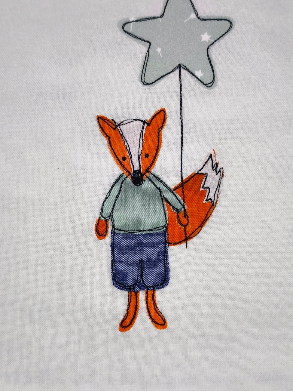 Sacca per asilo con Volpina – personalizzabile