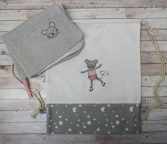 set asilo topolina pattinatrice