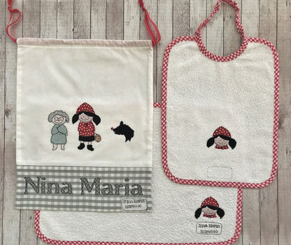 set asilo cappuccetto rosso