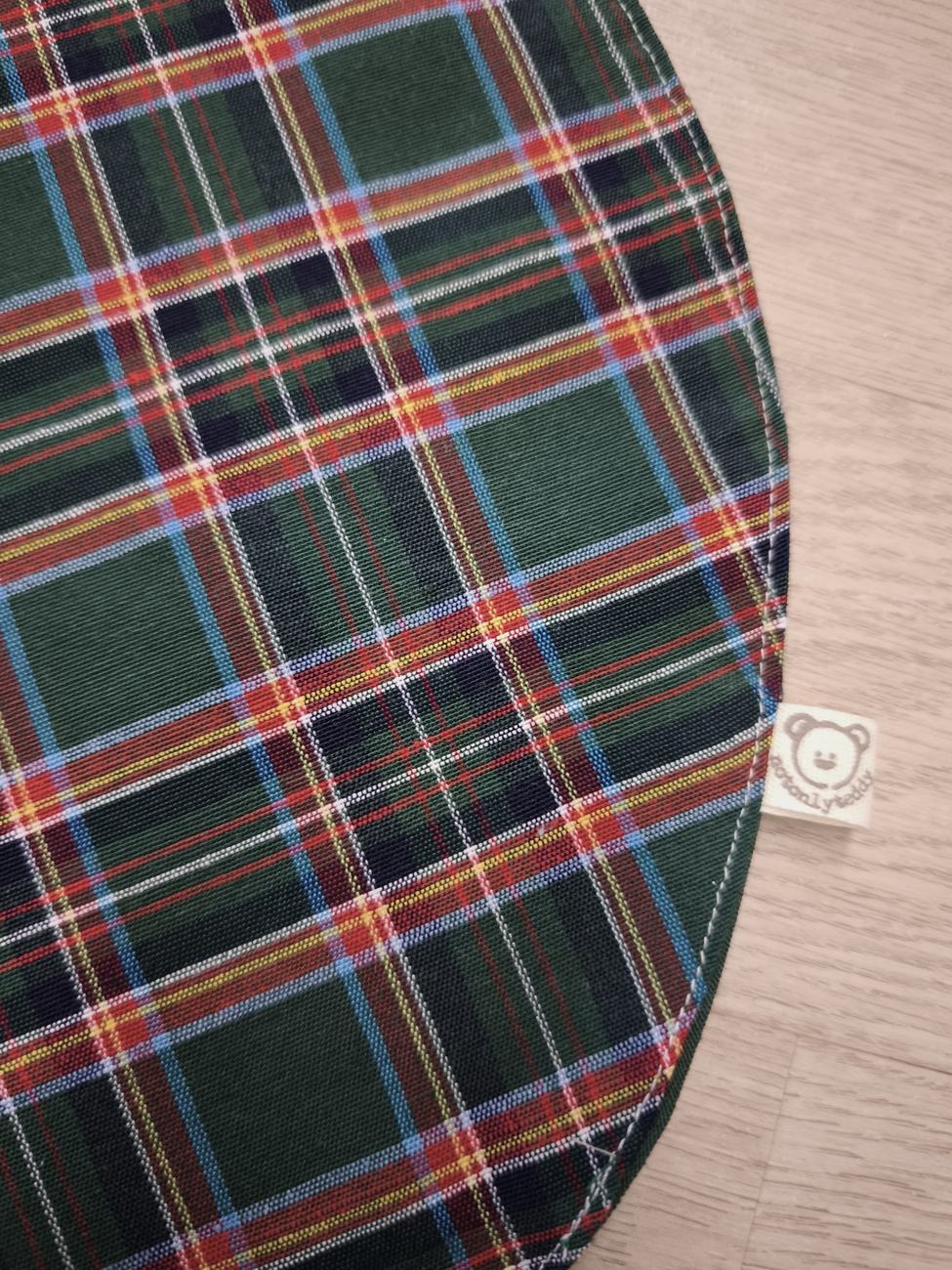 Sottopiatto natalizio - tartan