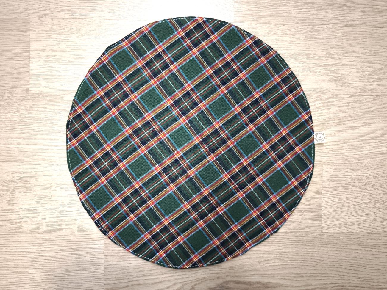 Sottopiatto natalizio - tartan
