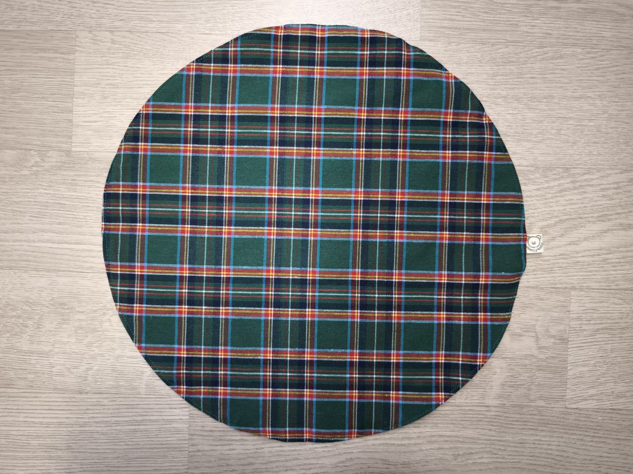 Sottopiatto natalizio - tartan
