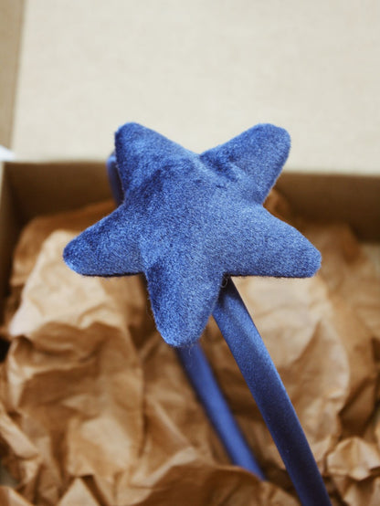 Cerchiello per bambina con Stella di Velluto (vari colori)