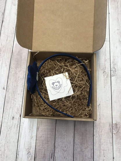 Cerchiello per bambina con Stella di Velluto (vari colori)