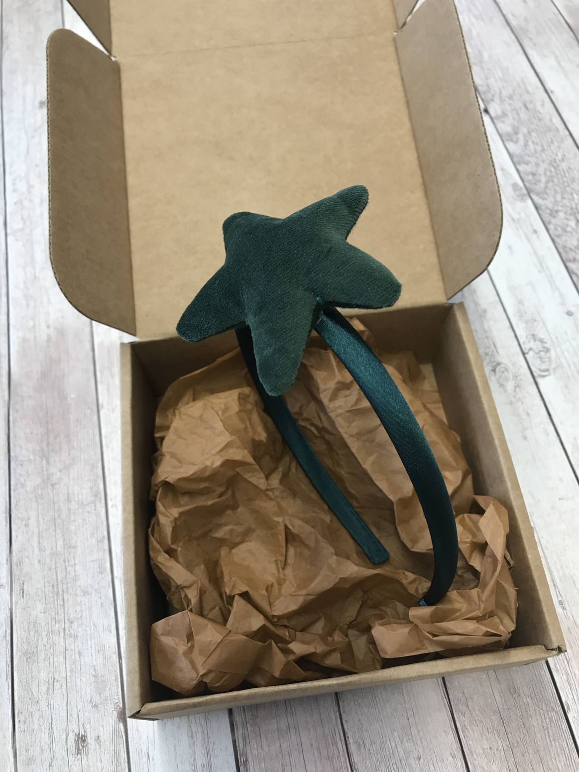 Cerchiello per bambina con Stella di Velluto (vari colori)