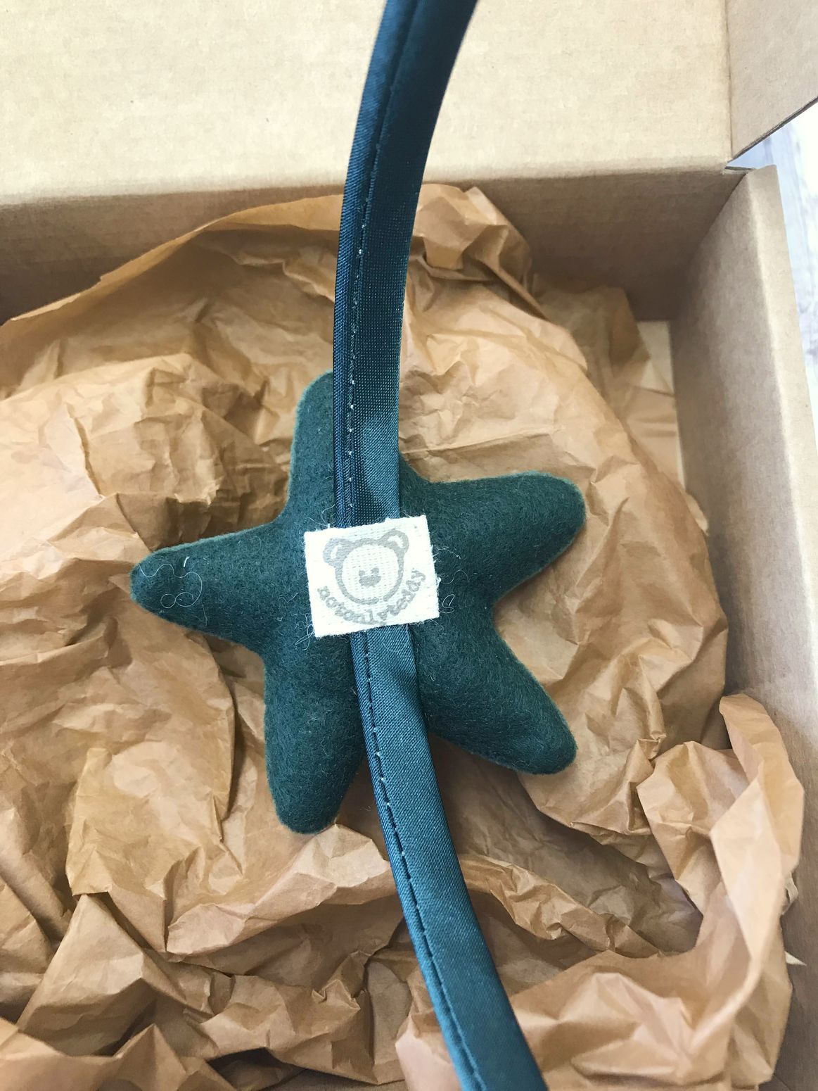 Cerchiello per bambina con Stella di Velluto (vari colori)