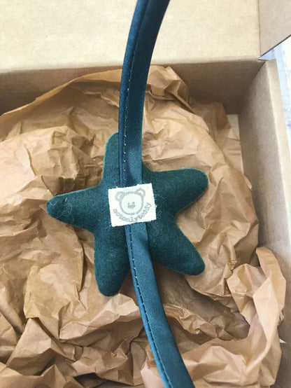 Cerchiello per bambina con Stella di Velluto (vari colori)