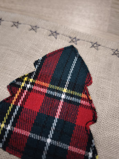 Tovaglietta colazione natalizia con alberello di Natale