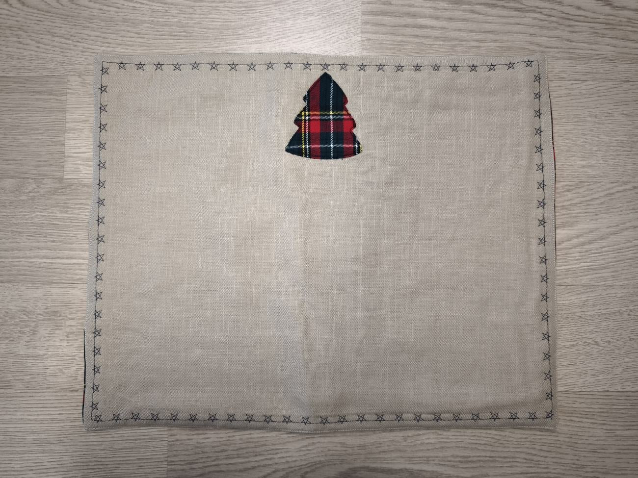 Tovaglietta colazione natalizia con alberello di Natale